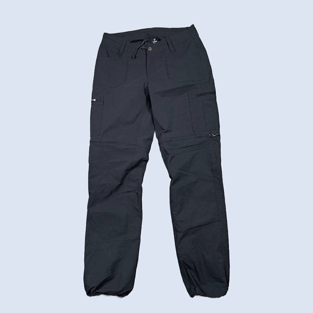 Kuhl Women's Black Straight Leg Women's Hiking Gorpcore Pants Size 6 Regular